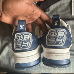 Louis Vuitton Navy Blue Trainers