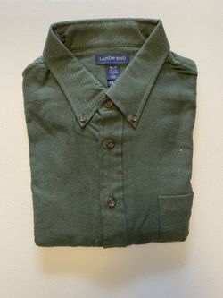 Men’s long sleeve lands end winter shirt new