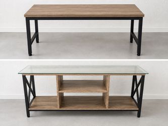 Mesa de centro y mueble para TV