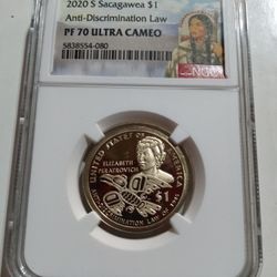 2020 S Sacagawea $1 Anti-Discrimination Law - PF 70 Ultra Cameo 