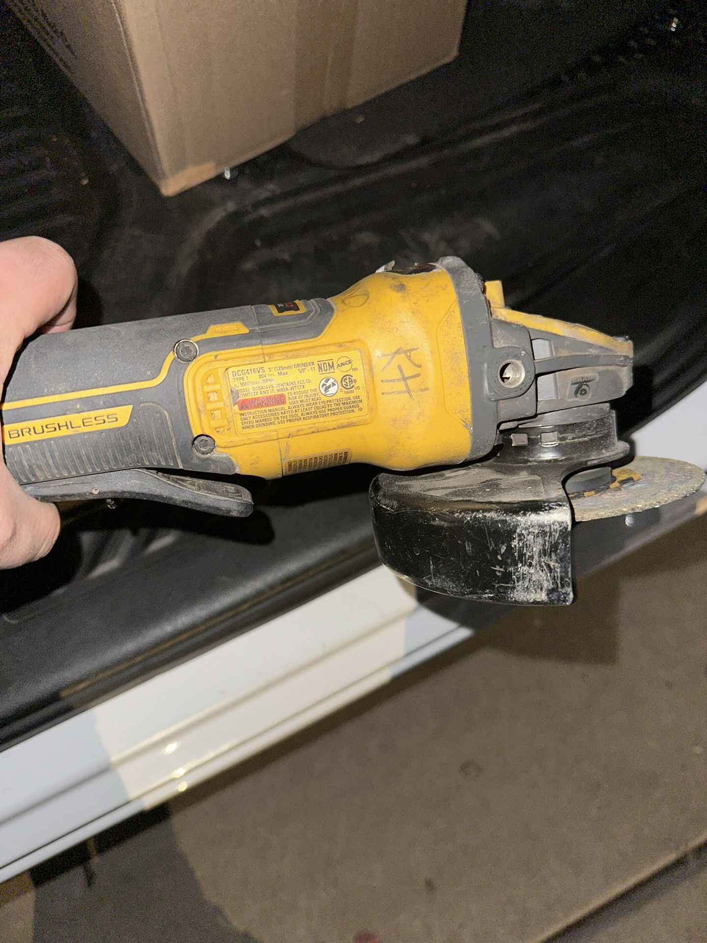 Dewalt 20v Grinder #DCG416VS