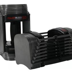 PowerBlock Sport 50 dumbbells - LIKE BRAND NEW - exercise equipment for home gym or professional 