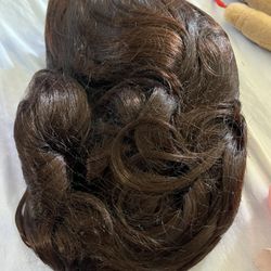 18 Inch Chocolate Brown Wig