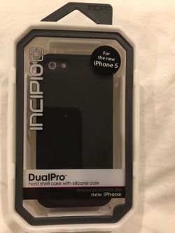 IPhone 5/5S Incipio DualPro hard shell case with silicone core