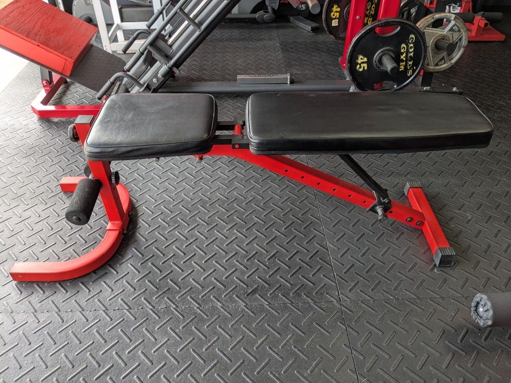 Incline, Flat Bench
