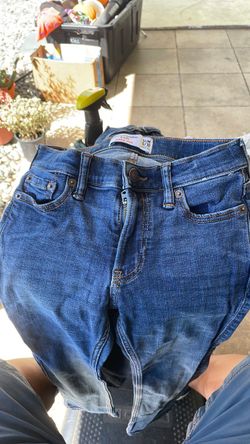 Two pairs of Abercrombie skinny jeans