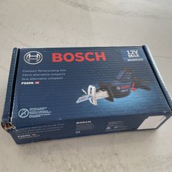 Bosch compact reciprocating saw 12v max brushless ps60n