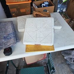 Baseball Bases And Glove