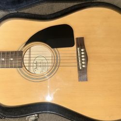 Fender fa-100 Acoustic Guitar  W Hard Case 