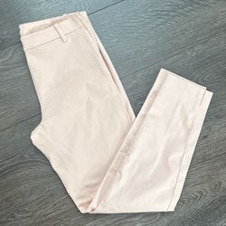 H&M Pale Pink Cotton Formal Trousers