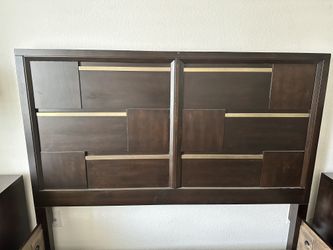 Queen Bed Frame - Cherry Wood