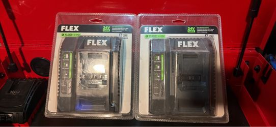 Flex 24v fast chargers x2