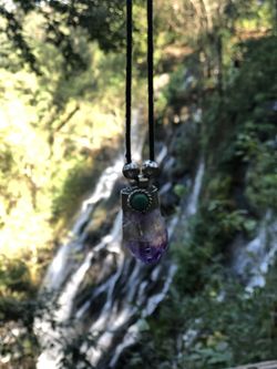 Amethyst necklace