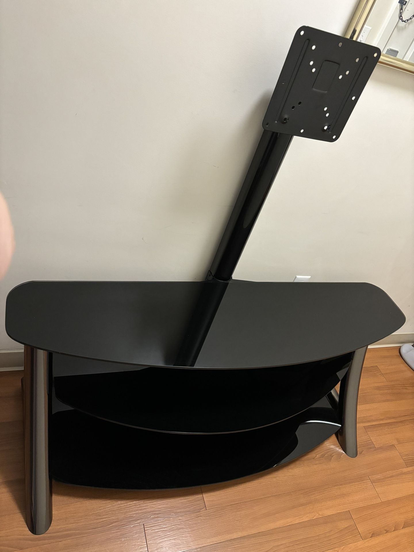 Black & Charcoal Grey Tv Stand 