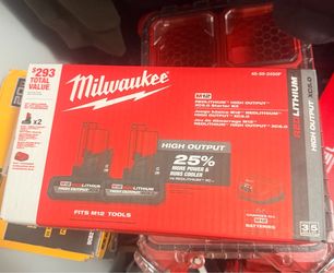 Milwaukee M12 RedLithium High Output XC5.0 Starter Kit