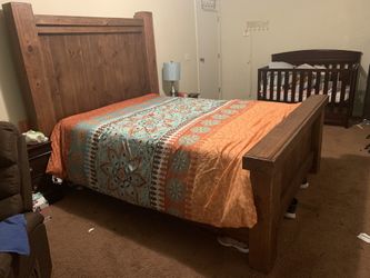 Beautiful Real Wood Bed