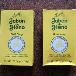 Set Of 2 Lancry Jabon De Heno Bath Soaps 