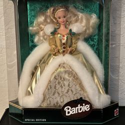 1994 Happy Holidays Barbie Rare Misprint