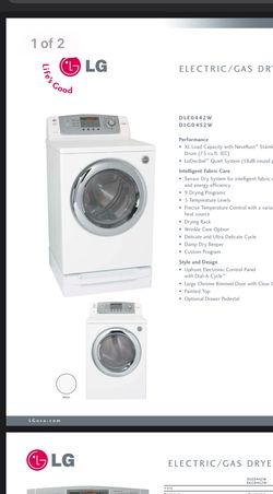 Washer and Dryer