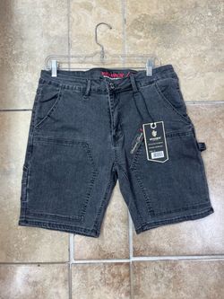 Mezclilla Denim Shorts Charcoal