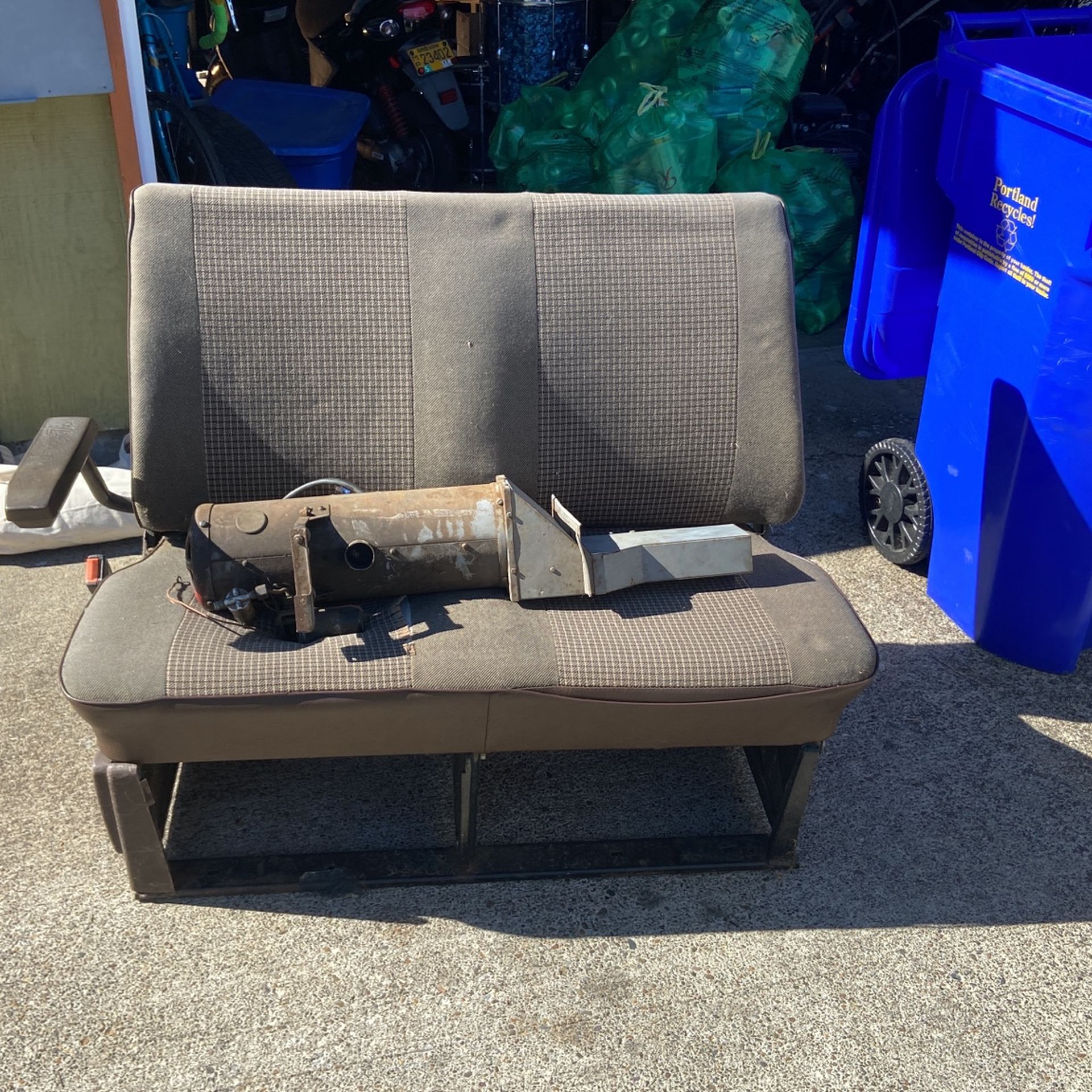 Vw Bus Bay Window Middle Seat And Gas Heater 