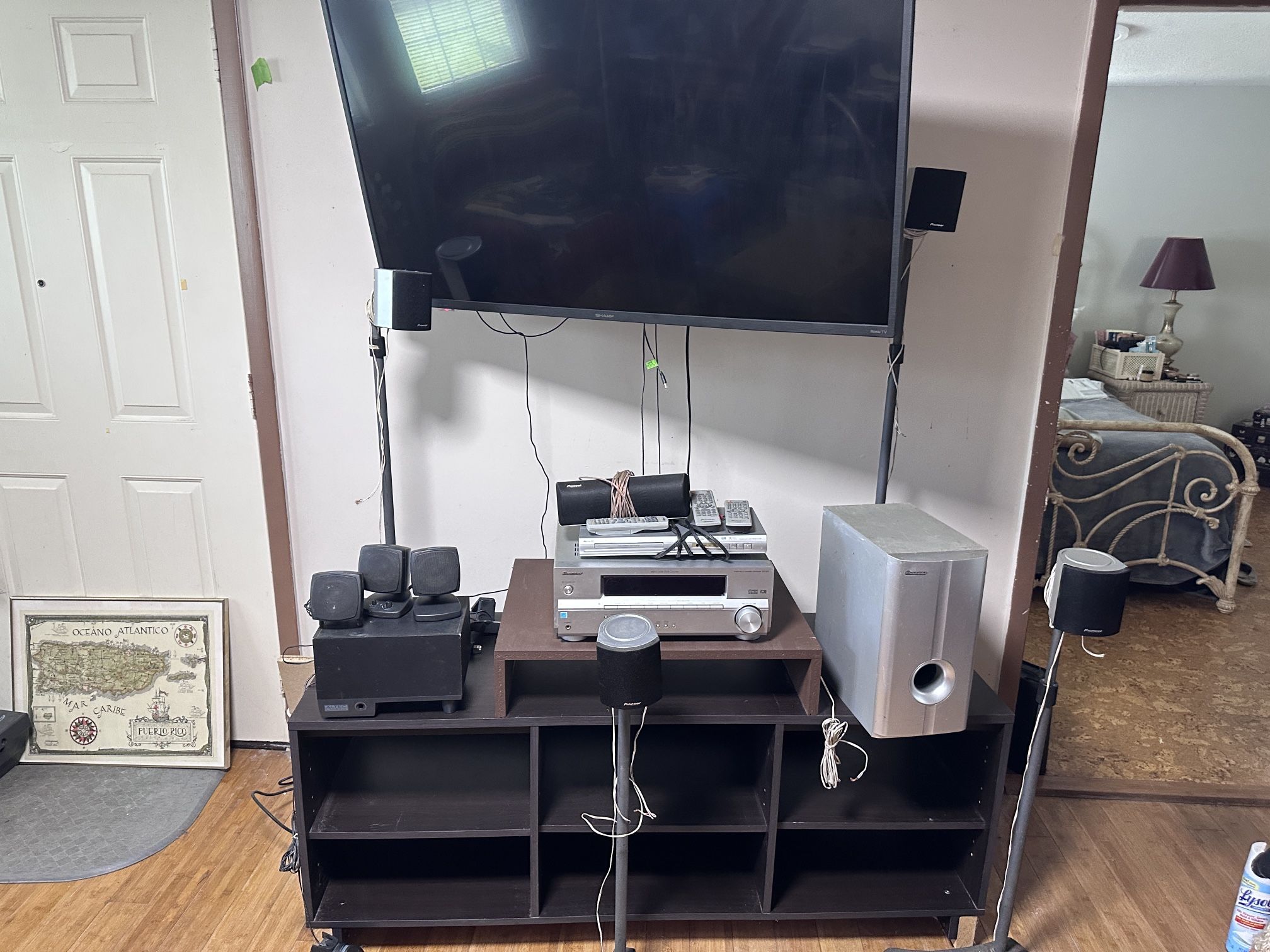 VINTAGE PIONEER RECEIVER SHARP AQUOS HOME THEATER