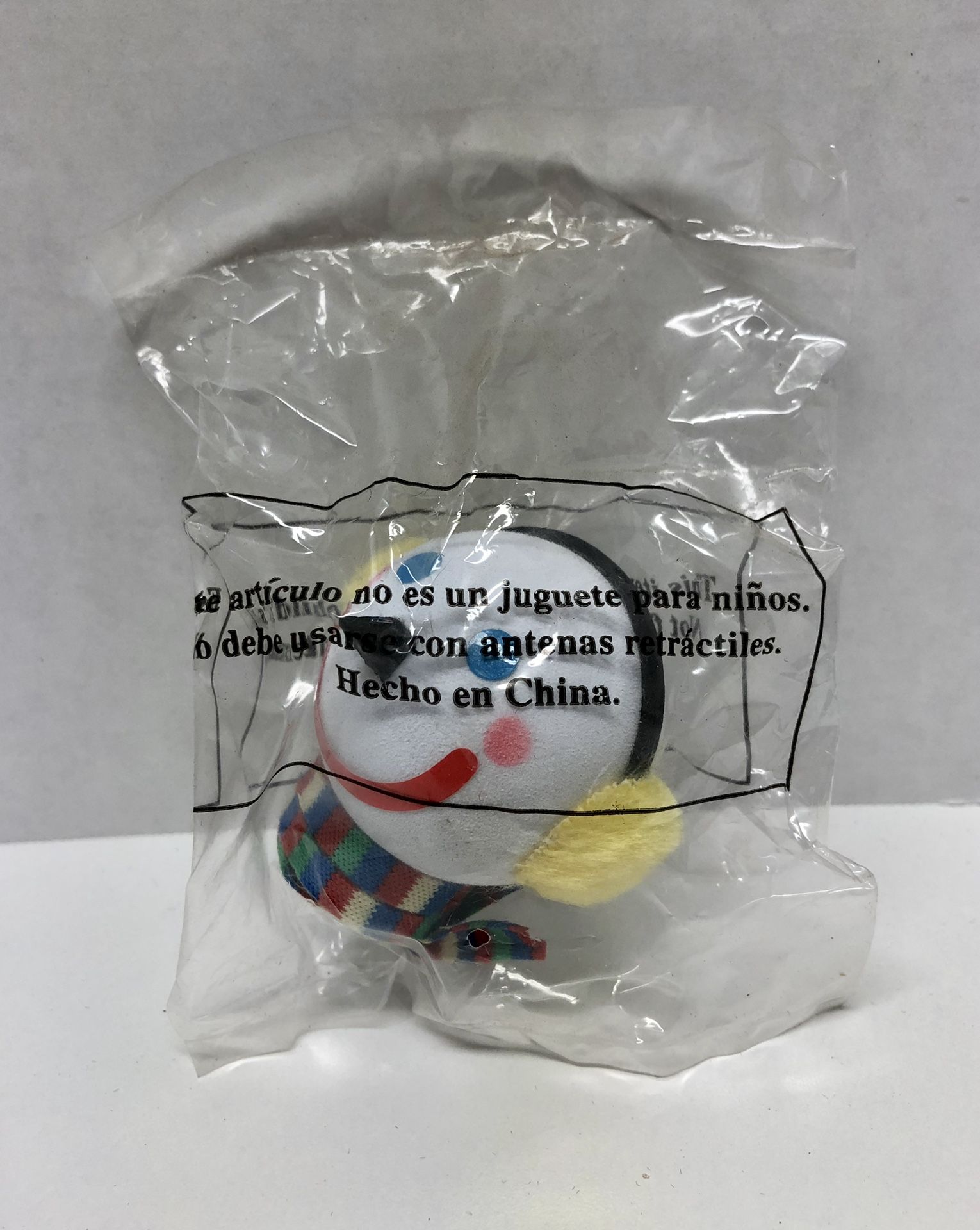 Vintage Jack In The Box Antenna Ball Earmuffs Scarf