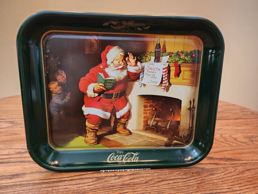 Coca Cola Tray, Reproduction Of 1963 Tray