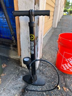 Sunlite Utili-T Air floor pump Handheld air pump bike balls etc