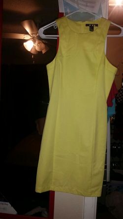 Yellow Dress Size S Fits Like M