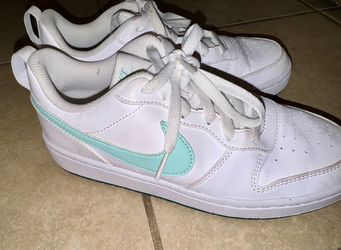 Nike teal sneakers youth 5.5