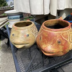 Fish Ceramic Pot 