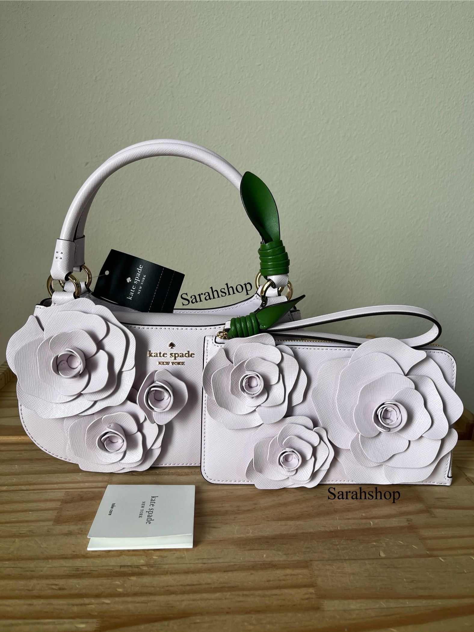 Kate Spade Flora Rose Shoulder Bag Set
