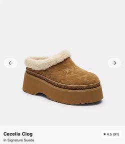 Coach size 9 clogs
