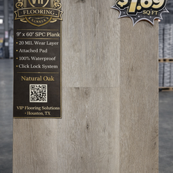 Vinyl plank - 100% waterproof - super sale special ! $1.69 sq ft  6mm 9x60  20 mil wear layer  $1.69