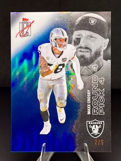 2025 Topps Signature Class Maxx Crosby Blue Refractor #83 /5 SSP