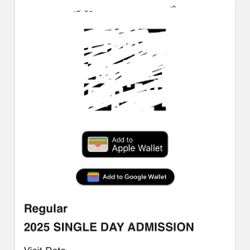 Selling 2 Dorney Park one-day tickets + 1 parking pass
