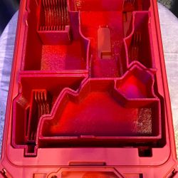 BuildInk™ Custom Red Tool Organizer Insert – Modular 3D Printed Packout Tray – Multi-Compartment Layout with Dividers