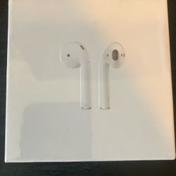 Brand new Apple AirPods (2nd Generation) with a charging case. 