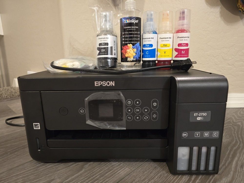Epson ET-2750 Printer – With Extra Ink & Cleaning Kit