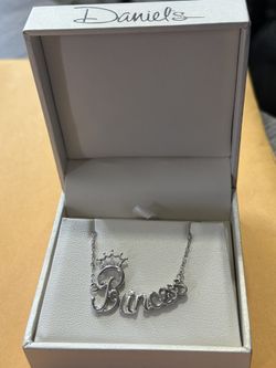 Princess necklace from Daniel’s Jewelry with diamonds BRAND NEW