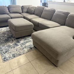 Grey sectional sofa