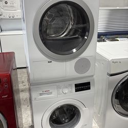 Bosch electric washer and dryer set