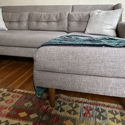 West elm Chaise Sofa 