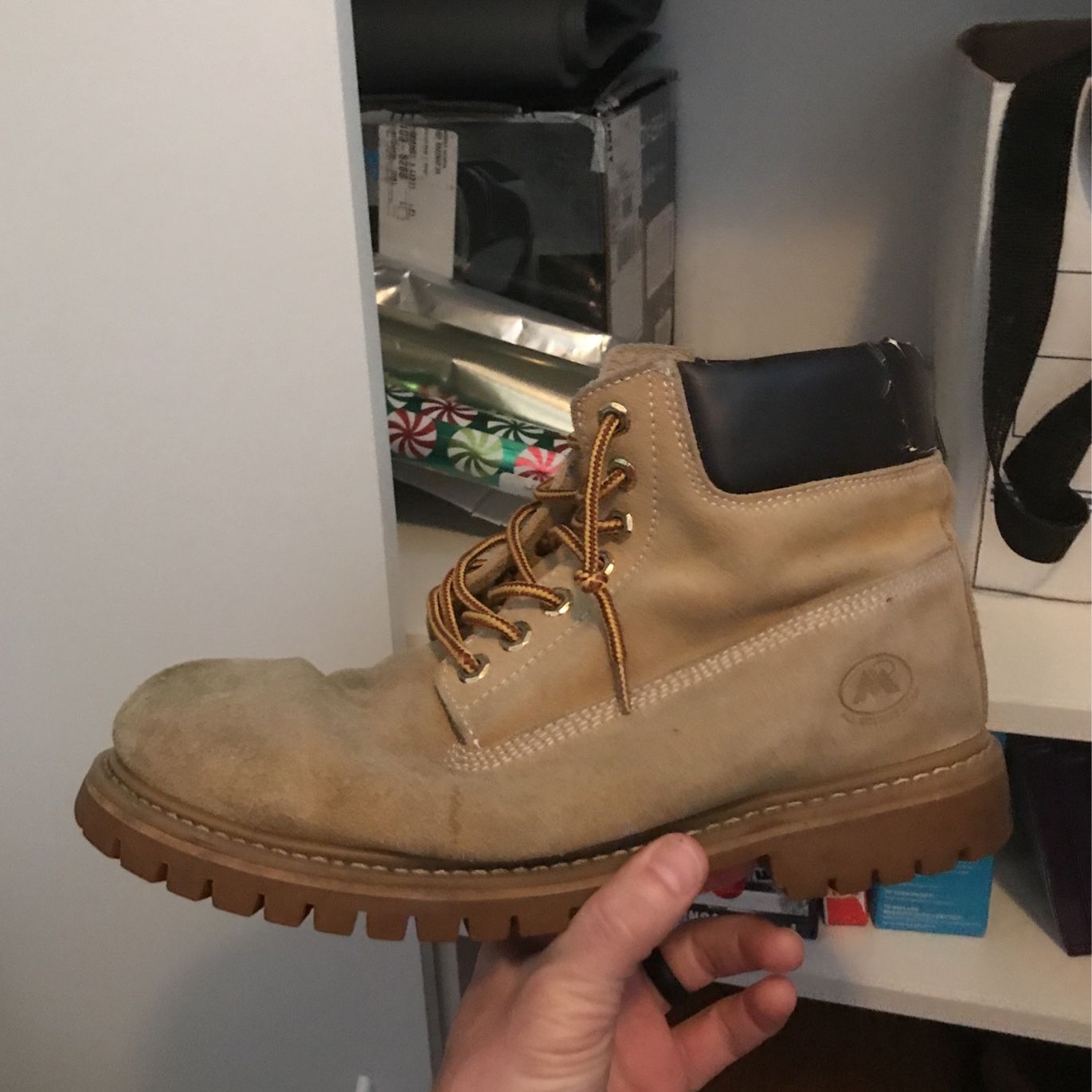 Mountain Gear Nice Work Boots Size 11 (feel 11.5)