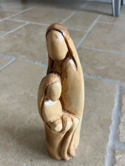 Wood holy figurine