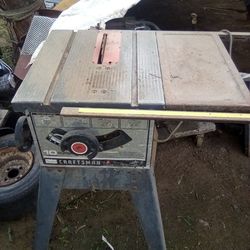 Table Saw Works Good Just A Little Dusty