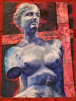 “The Venus De Milo” painting done by Texas inmate artists