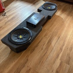 Custom Speaker Box For Ram 1500 With Amplifier