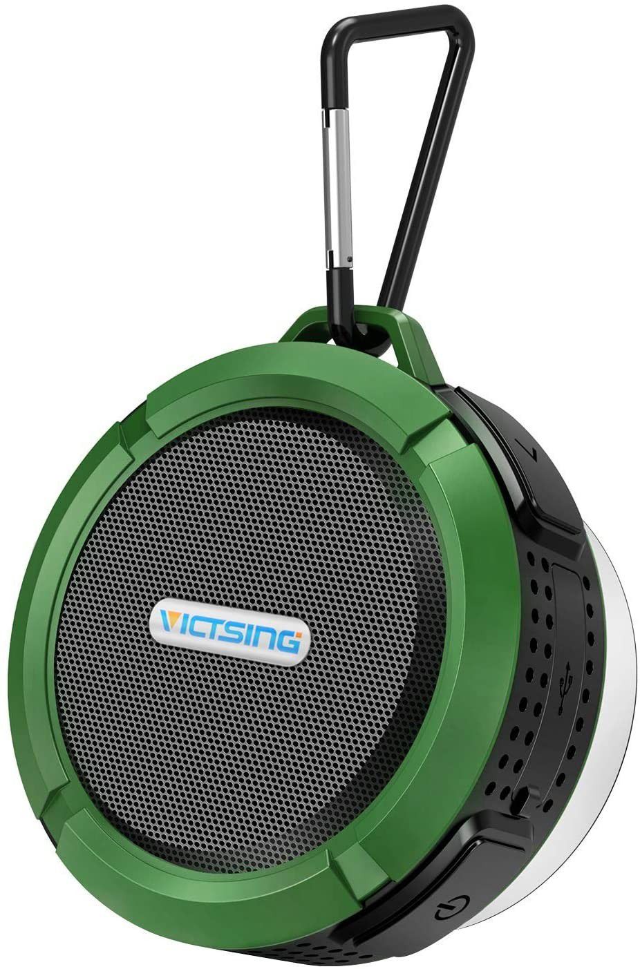 VicTsing Portable Bluetooth Speaker Waterproof Suction Cup & Hook